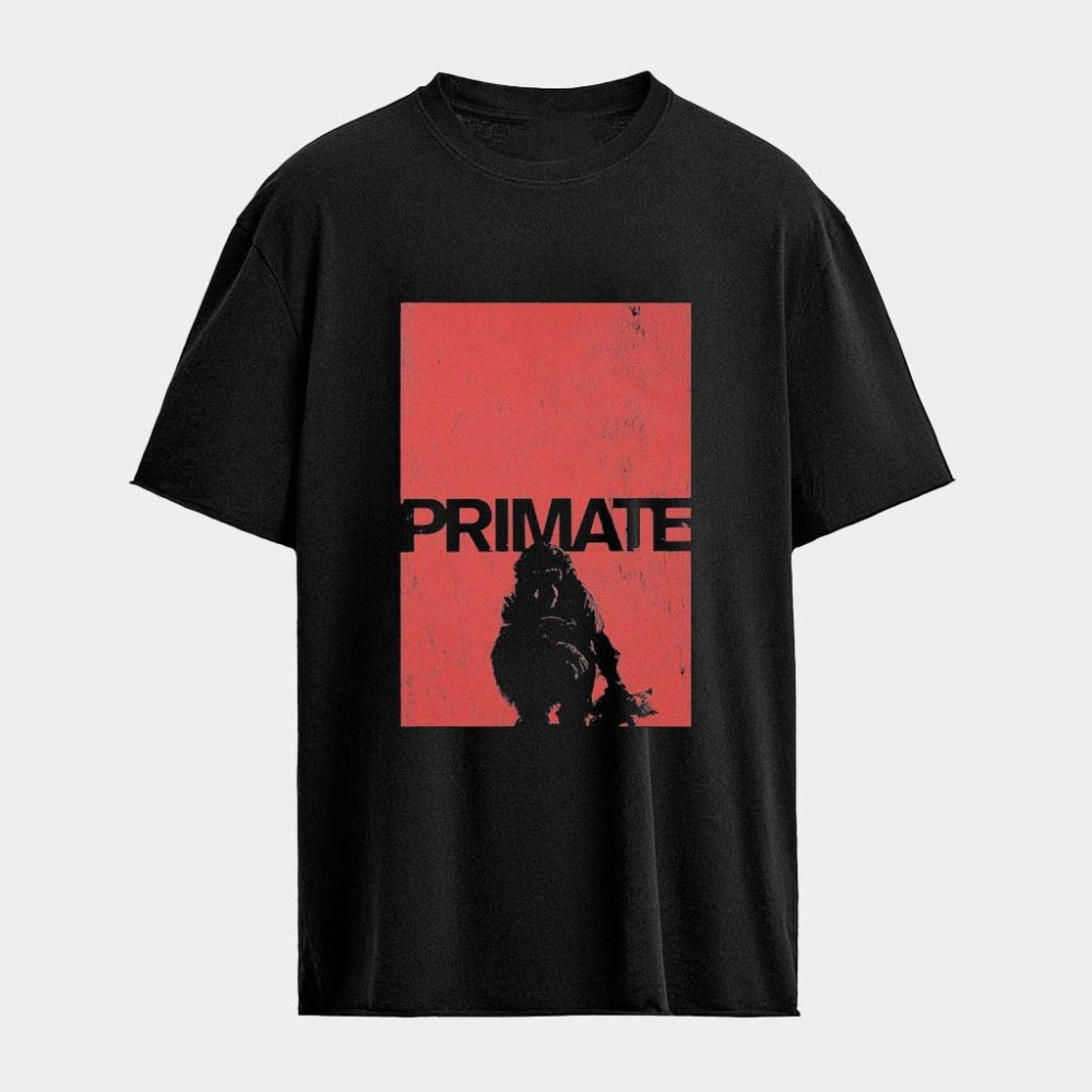 Primate Red Block T-Shirt Best Birthday Gift For Husband