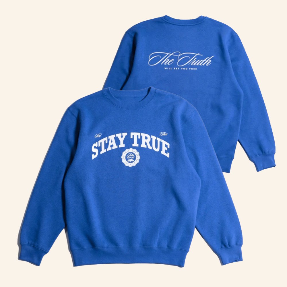 Proclamation Coalition Merch Set Free X Stay True Crewneck Sweatshirt Gifts For Friend