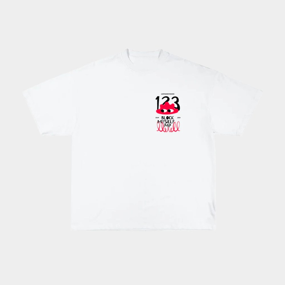 Punyete Merch 123 Block Myself T-Shirt Best Birthday Gift For Friends