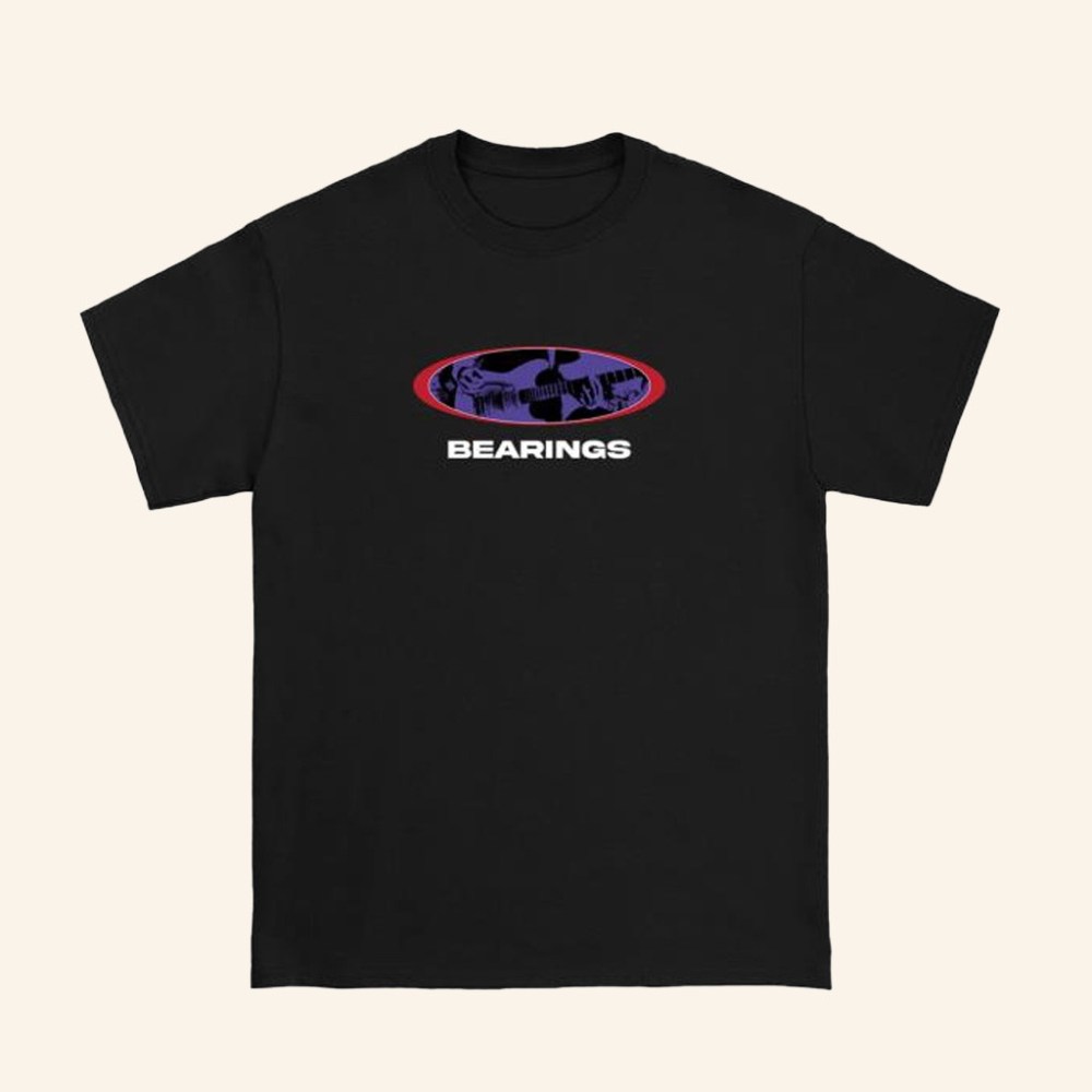 Pure Noise Merch Bearings Sick Guitar Black T-Shirt Christmas Ideas For Boyfriend
