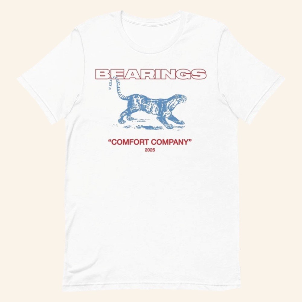 Pure Noise Merch Bearings Tiger White T-Shirt Christmas Gifts For Husband