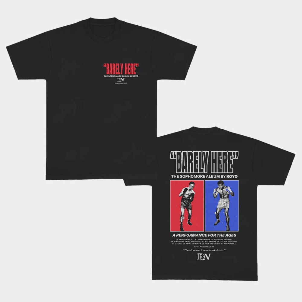 Pure Noise Merch Koyo Boxer Black T-Shirt Barely Here Shirt Gifts For Boxing Lovers