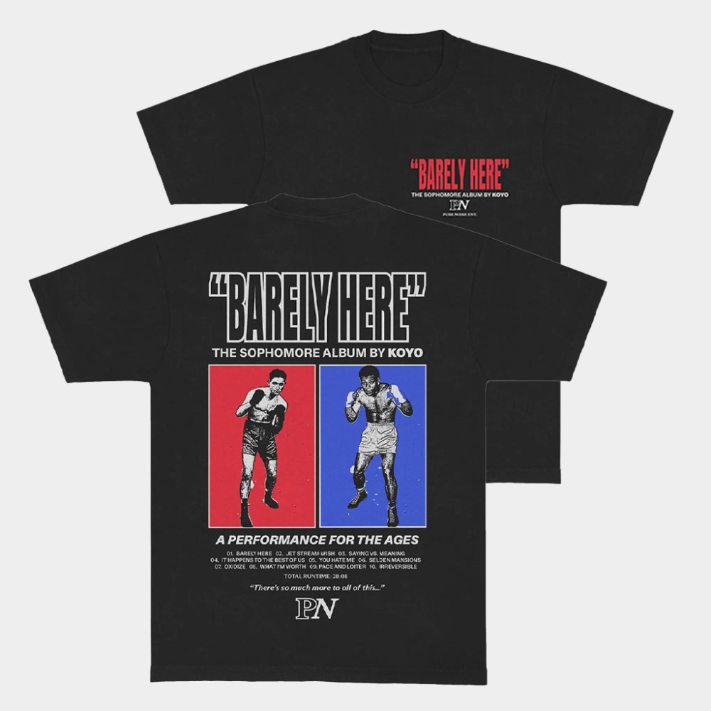 Pure Noise Store Merch Koyo Boxer Black Tee