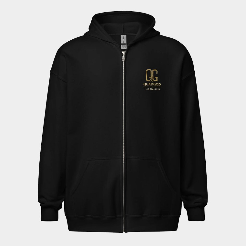 Quad God Merch Quad God Zip Hoodie Black Ilia Malinin Merch Great Gifts For Besties