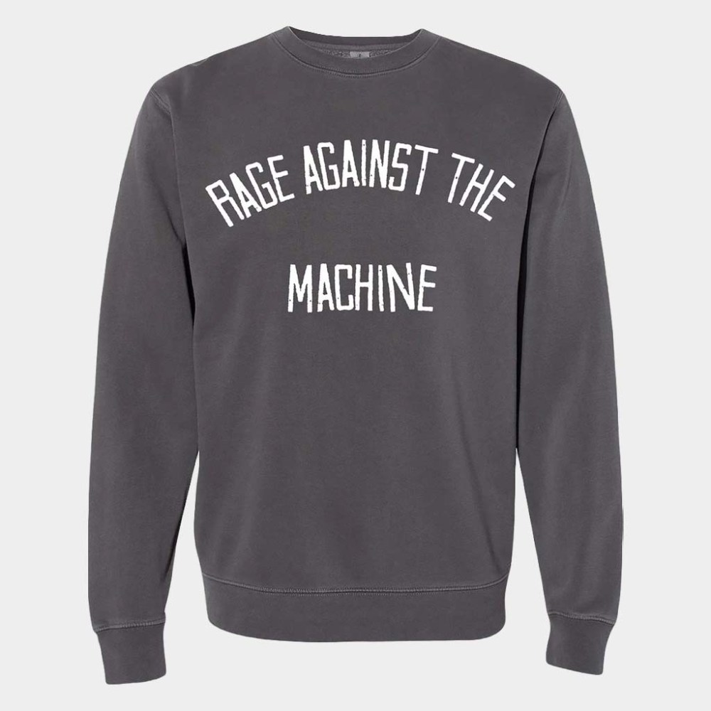 Rage Against The Machine Merch RATM Text Sweatshirt Best Gifts For Music Lovers