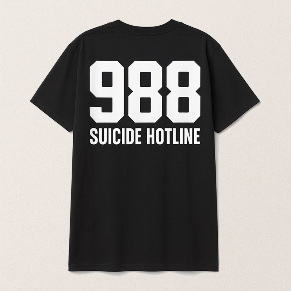 Raiders Marshawn Kneeland 988 Suicide Hotline Shirt Gifts For Husband