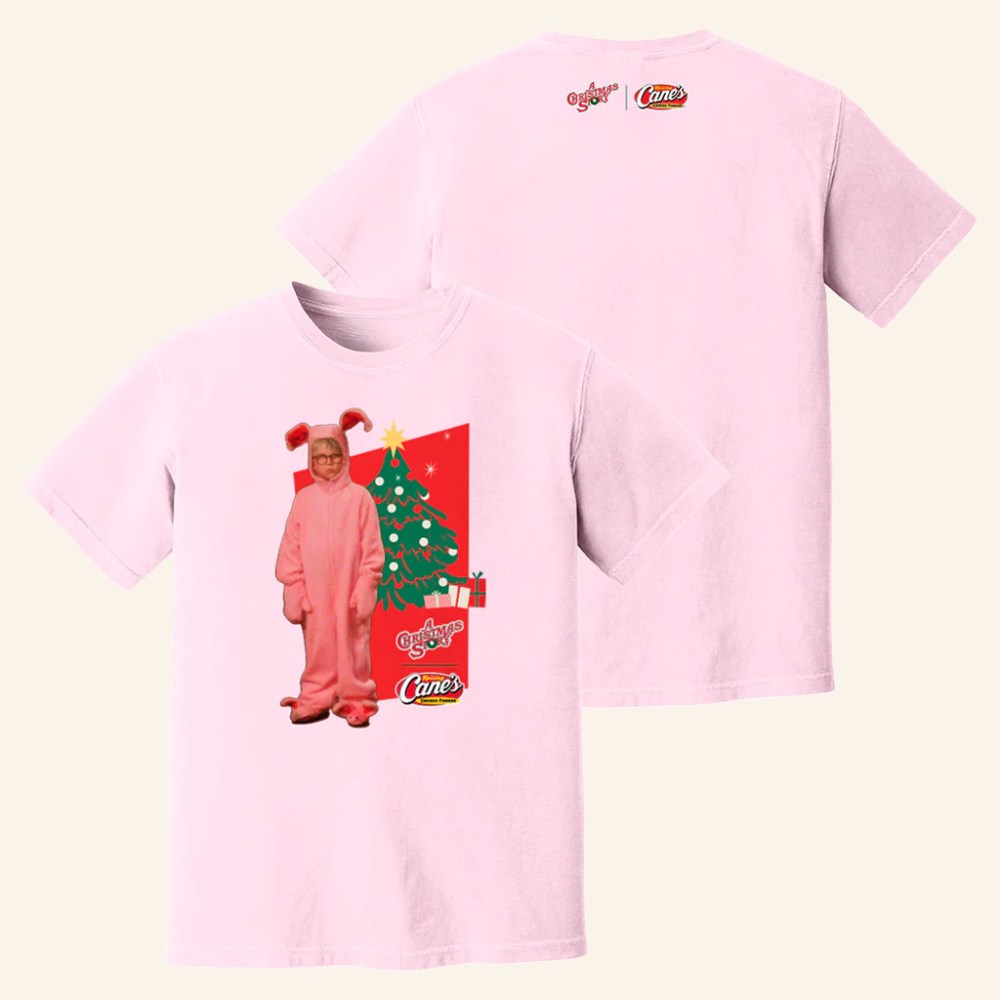 Raising Cane's Merch A Christmas Story T-Shirt Cute Xmas Gifts For Girlfriend