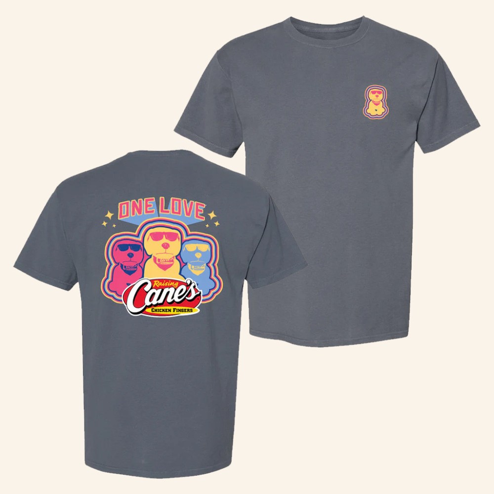 Raising Cane's Merch Cane Plush T-Shirt Birthday Present For Husband