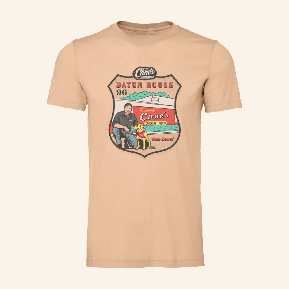 Raising Cane's Merch Cane's Road Trip Baton Rouge T-Shirt Christmas Ideas For Sister