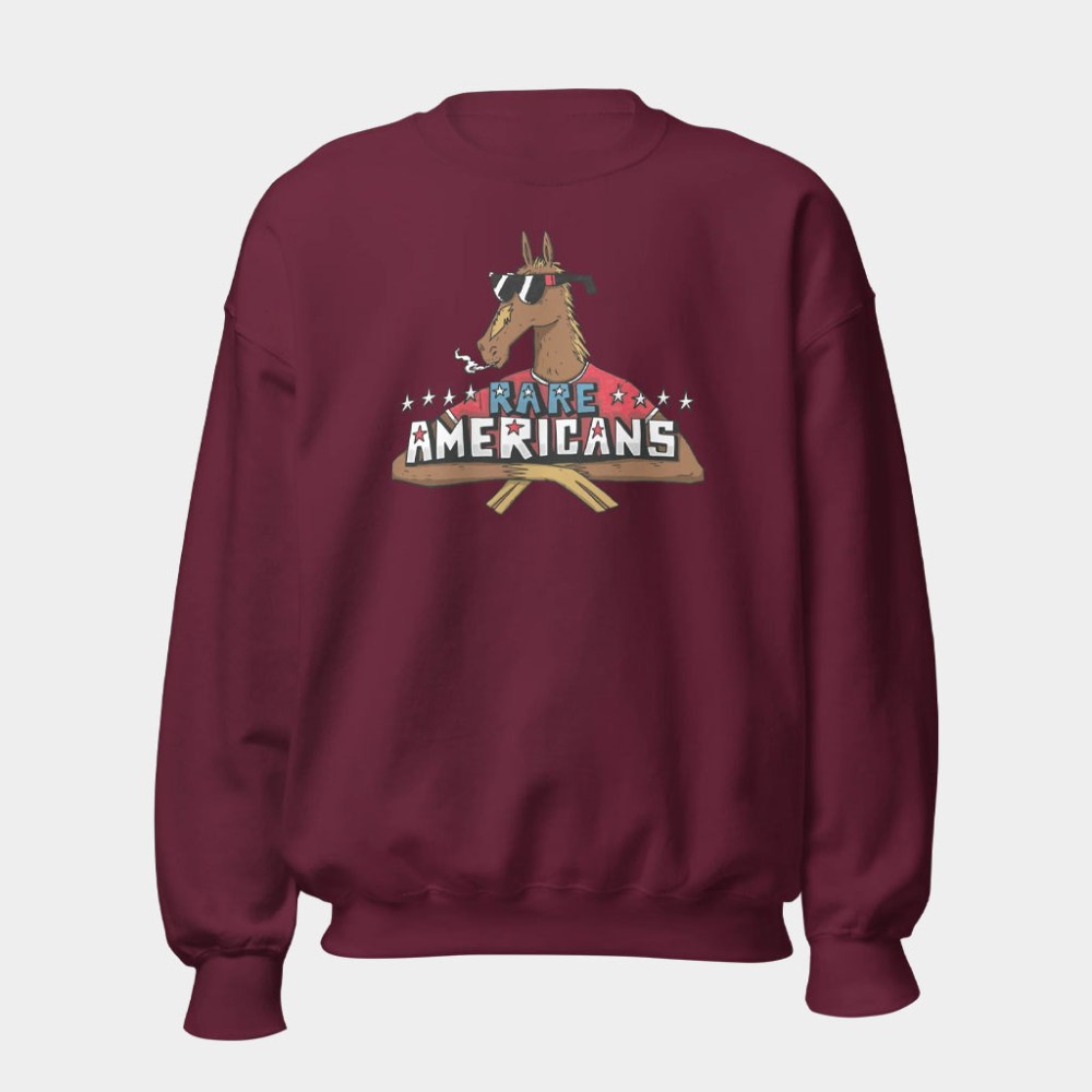 Rare Americans Merch Alfred Mascot Crewneck Rare Americans Sweatshirt Gifts For Son