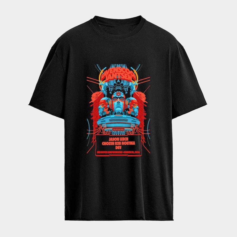 Ravenscoon And Jantsen Mar 28 2026 Red Rocks Amphitheatre In Morrison CO T-Shirt Gifts For Fans