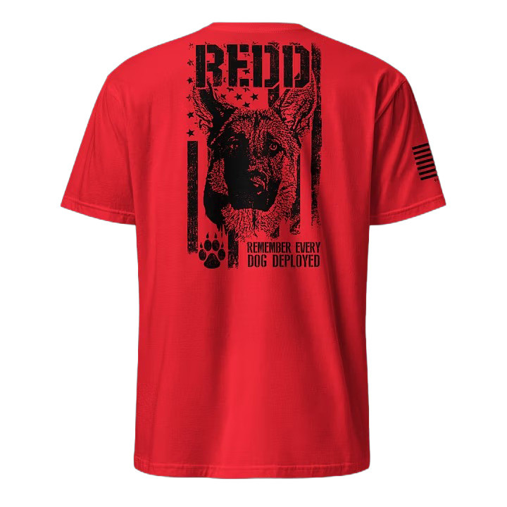 Red Friday T-Shirt Remember Every Dog Deployed Apparel Gift For Him