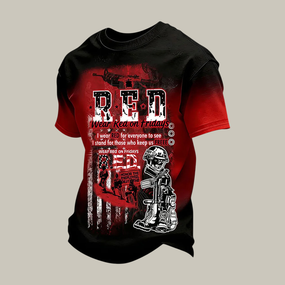 Red Friday Until They All Come Home T-Shirt American Flag Shirt Gift For Supporters