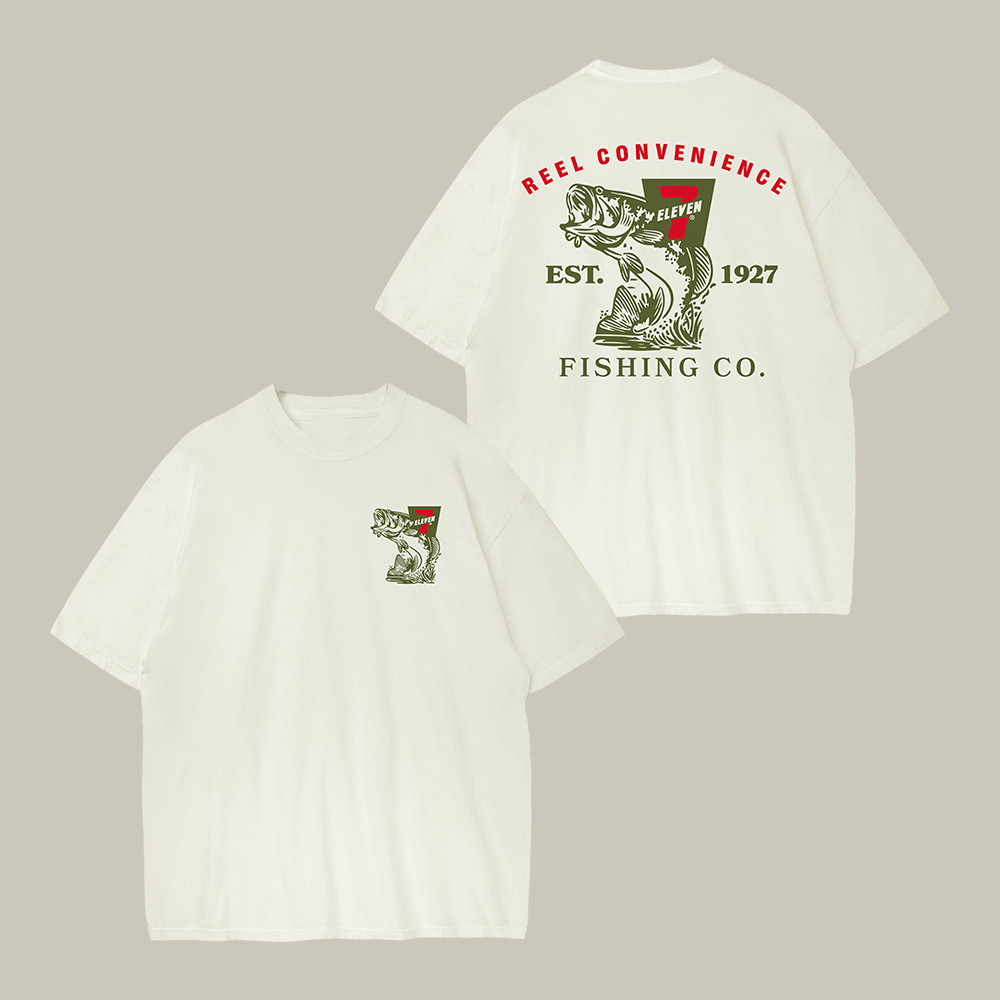 Reel Convenience 7 Eleven T-Shirt Fishing Co Shirt 7 Eleven Gift For Father's Day