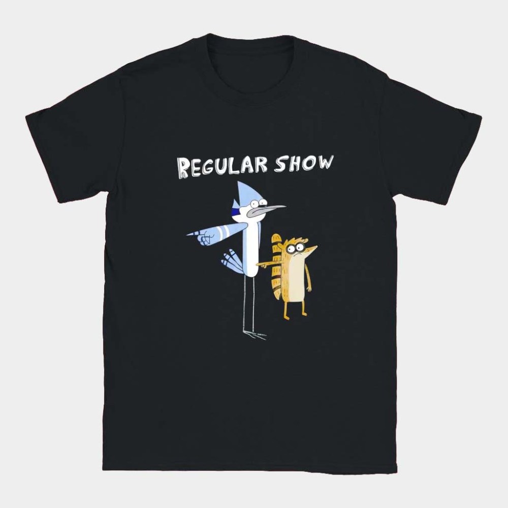 Regular Show Merch Regular Show Mordecai And Rigby Cartoon Characters Shirt Brother Gifts