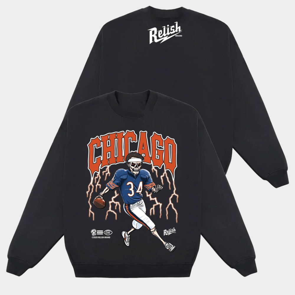 Relish Brand Merch 2025 Chicago Legacy Football Sweatshirt Gifts For Football Fan