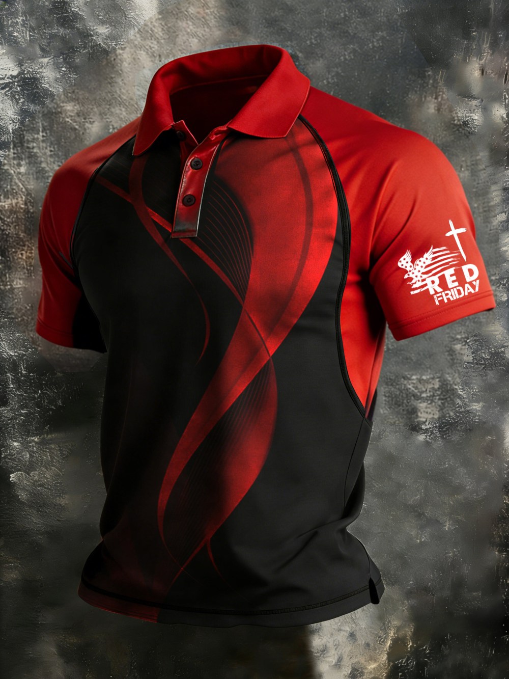 Remember Everyone Deployed Polo Shirt Christian Cross Clothing Gift Ideas