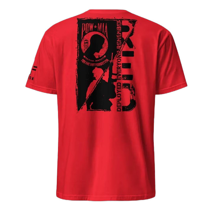 Remember Everyone Deployed T-Shirt Vintage Pow Mia Apparel Patriotic Gifts