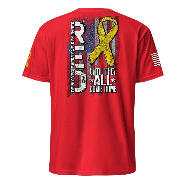 Retro Until They All Come Home T-Shirt Remember Everyone Deployed Clothing Best Gift Ideas