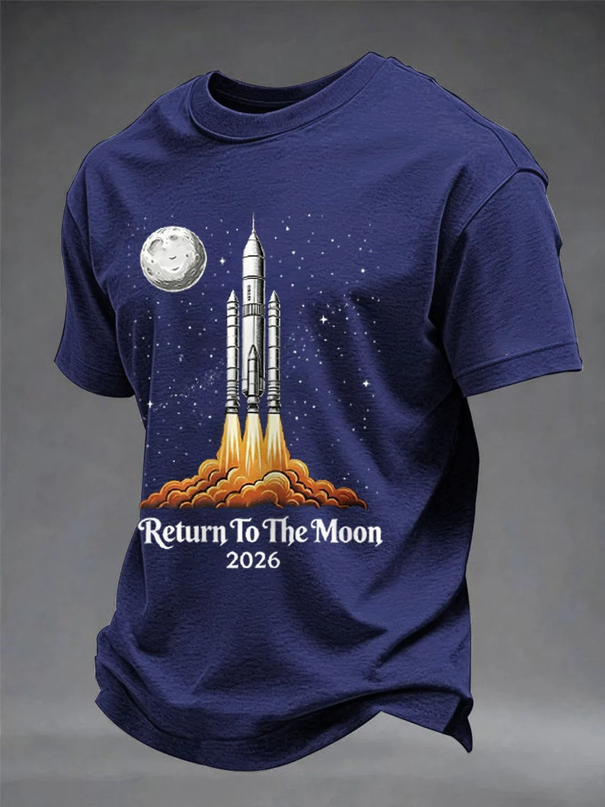 Returning To The Moon 2026 Shirt NASA Space Program Clothing Gift For Space Lovers