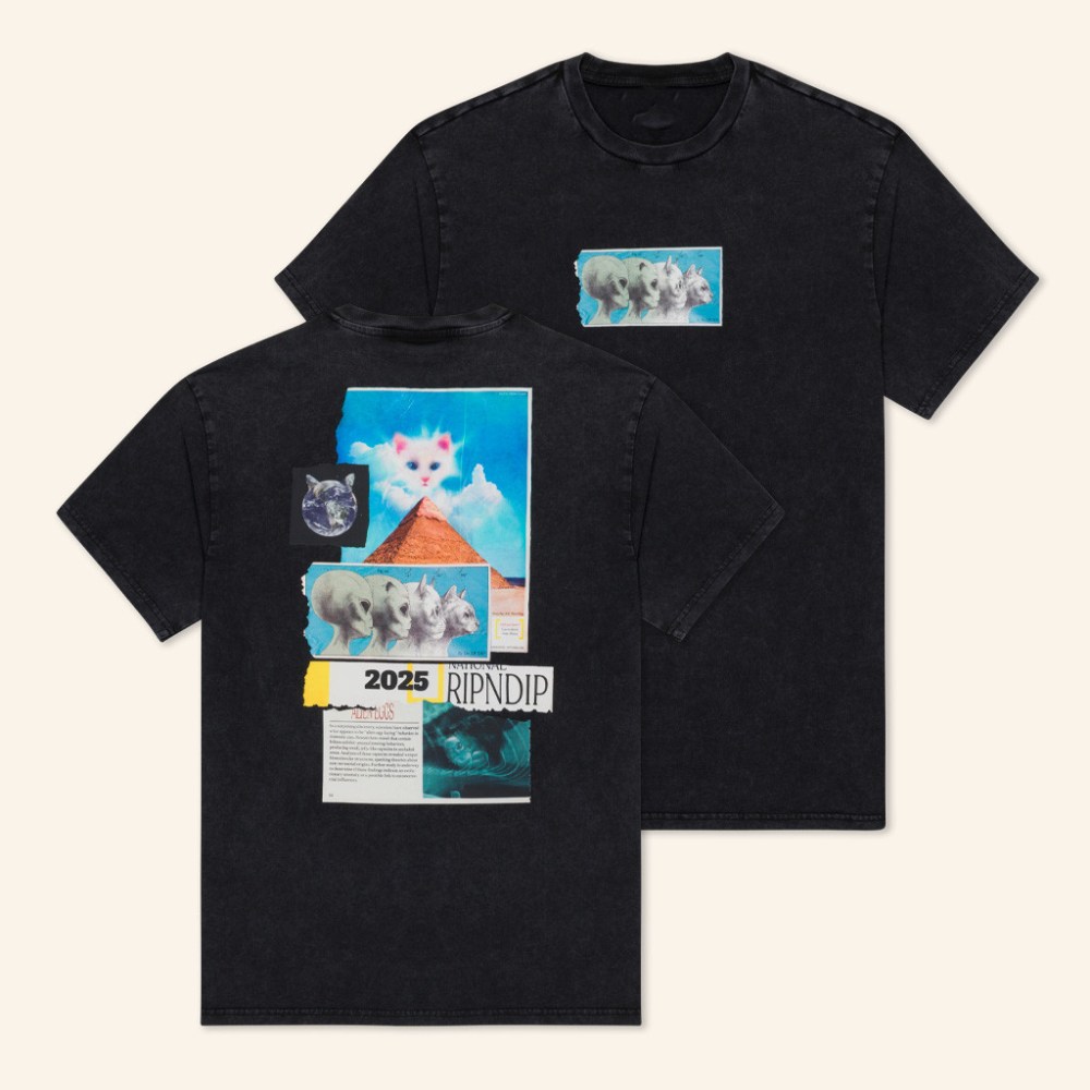 Ripndip Merch Nerm Geo Black Wash T-Shirt Christmas Gift Ideas For Friends