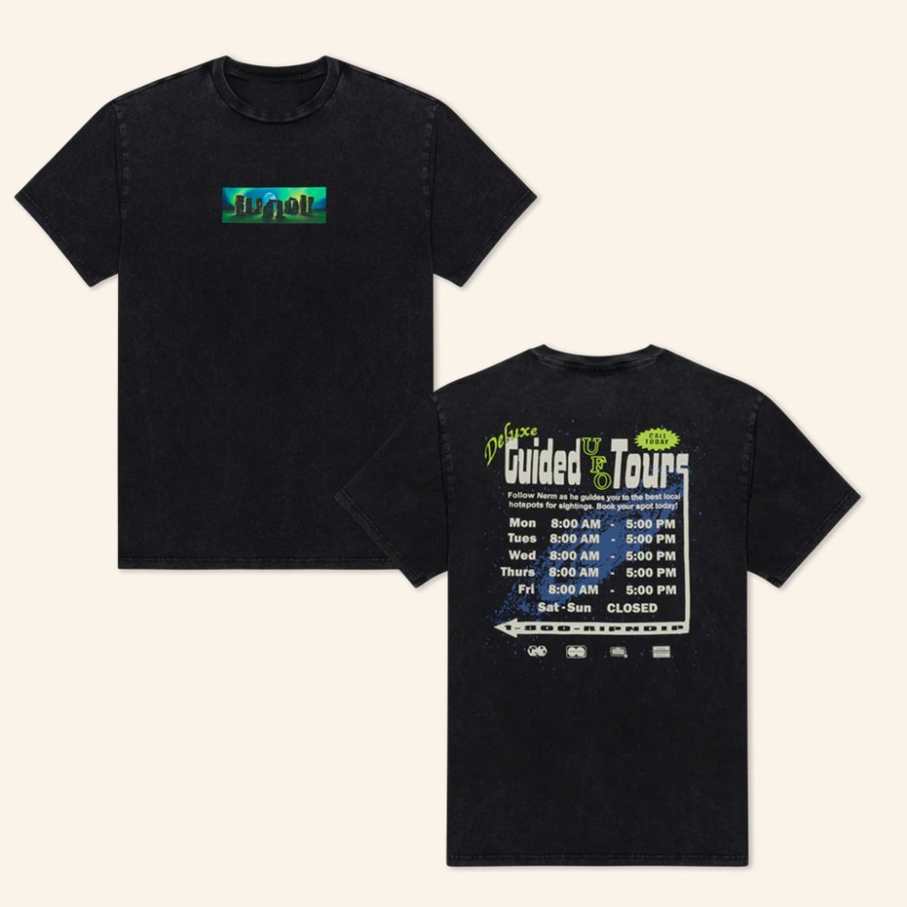 Ripndip Merch UFO Tours Wash T-Shirt Christmas Gifts For Brother