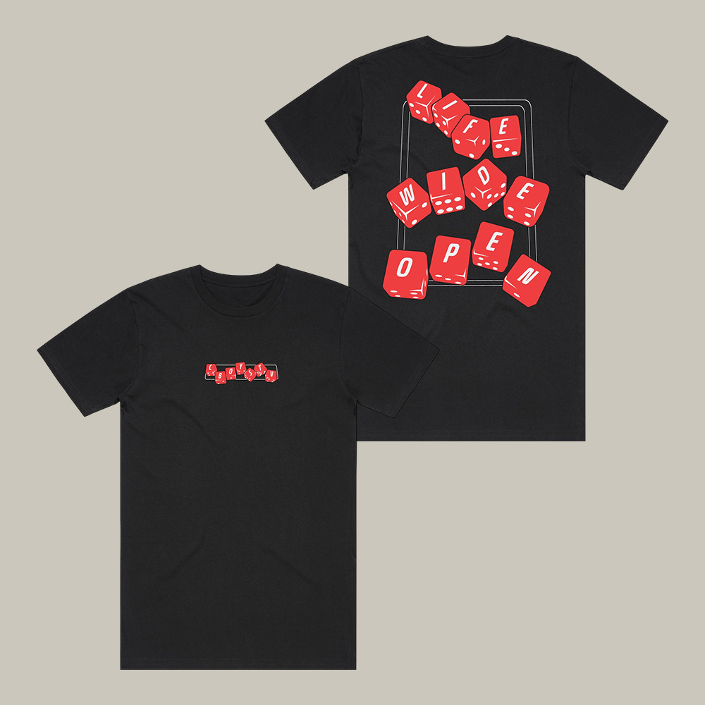 Rollin Dice CboysTV T-Shirt Life Wide Open CboysTV Merch Streetwear Gift For Boyfriend