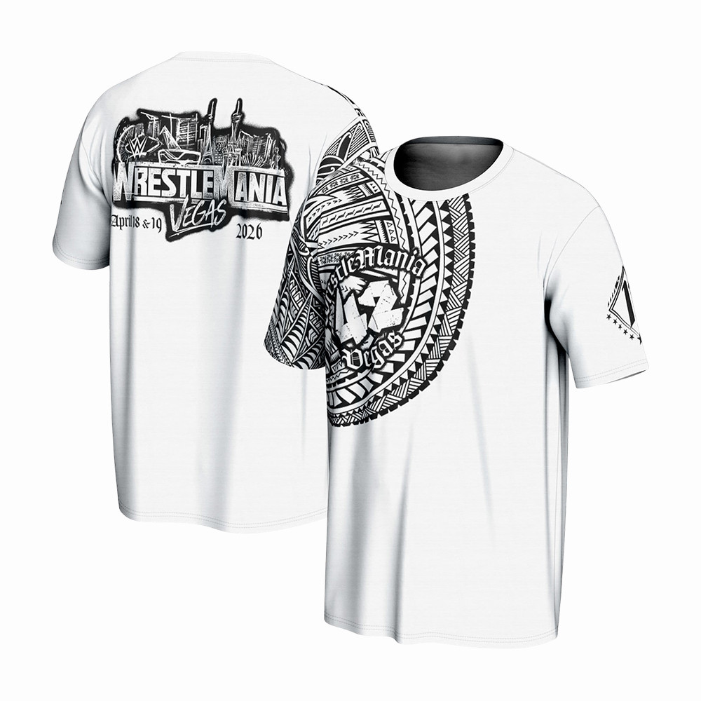 Roman Reigns WrestleMania T-Shirt World Wrestling Entertainment Shirt Present Idea For Friends