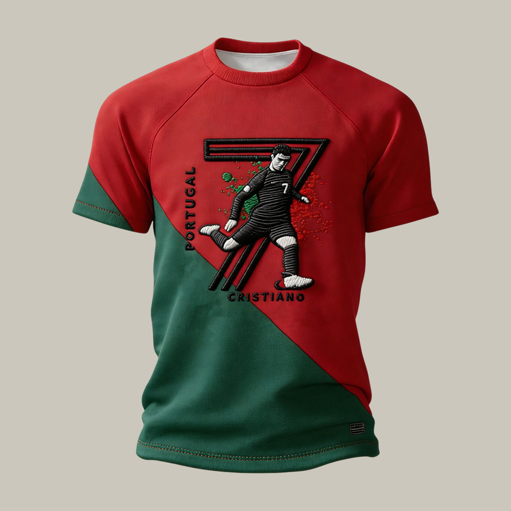 Ronaldo FIFA Club World Cup Bracket 7 T-Shirt Portugal Football Team Soccer Clothes Best Fan Gift