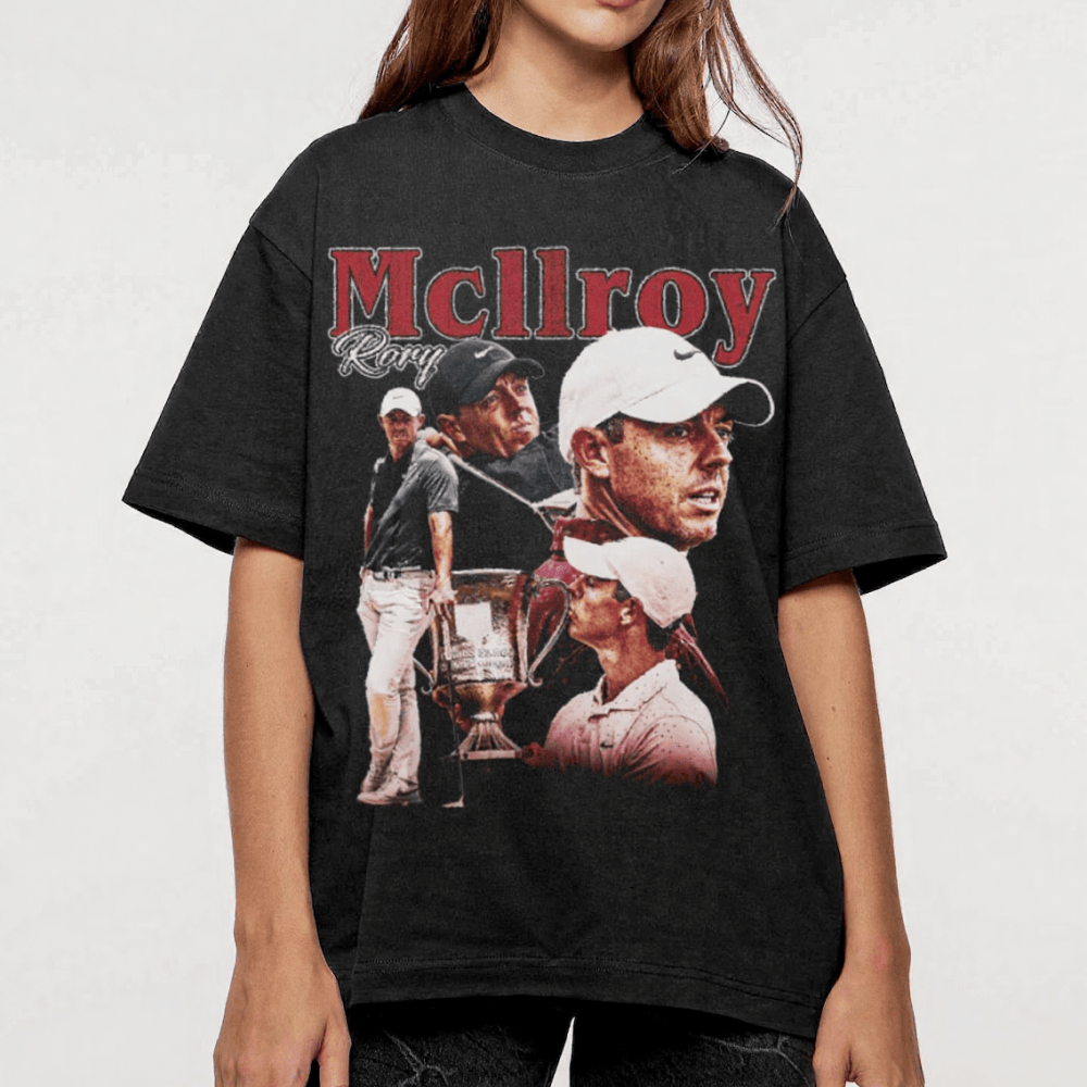 Rory Mcllroy Vintage Bootleg Graphic T-Shirt Best Golf Shirt Cool Gift For Rory Mcllroy Fans