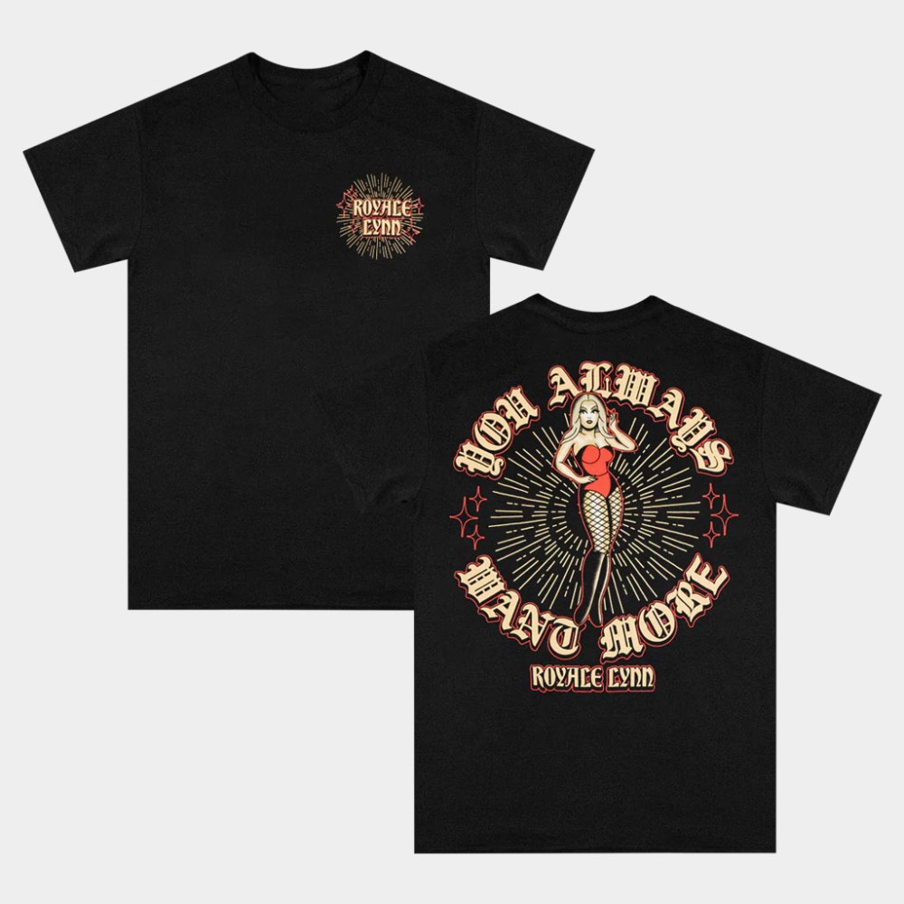 Royal Elynn Music Merch Pin Up T-Shirt Gifts For Music Enthusiasts