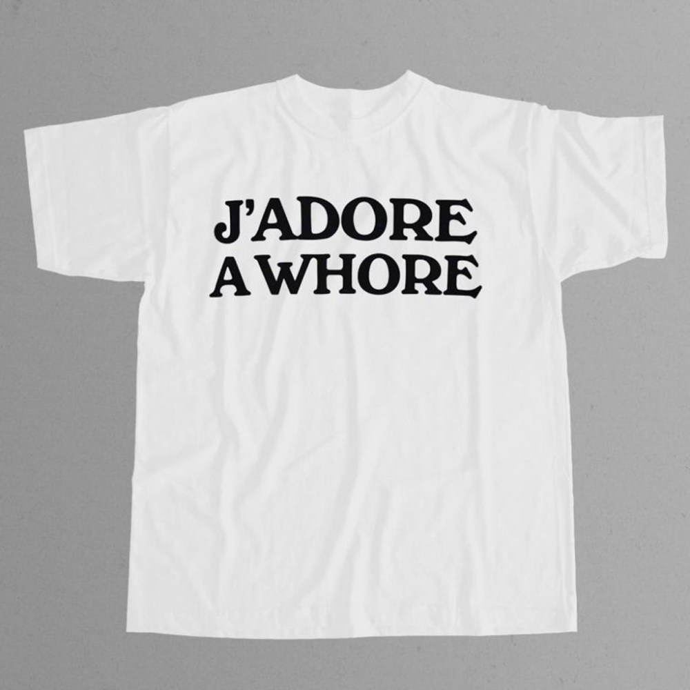 Russell Tovey J'adore A Whore Shirt Russell Tovey Merch Christmas Gifts For Boyfriend