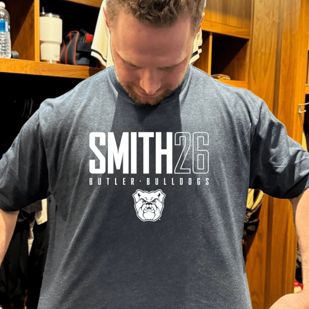 Rylie Smith 26 Butler Basketball Women's Lacrosse Number And Name Shirt Bulldogs Merch