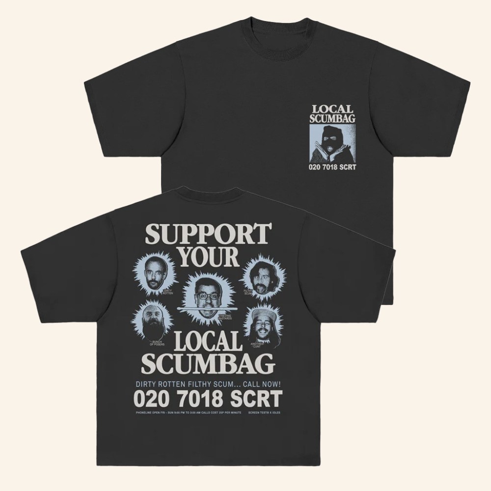 SCRT Merch Scumbag Black T-Shirt Good Gifts For Boyfriend