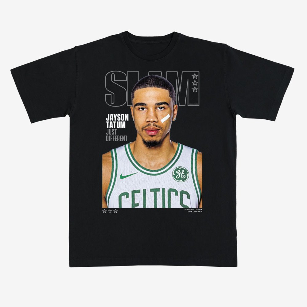 SLAM Cover Jayson Tatum Basketball T-Shirt Game Day Clothing Basketball Gift For Jayson Tatum Fans