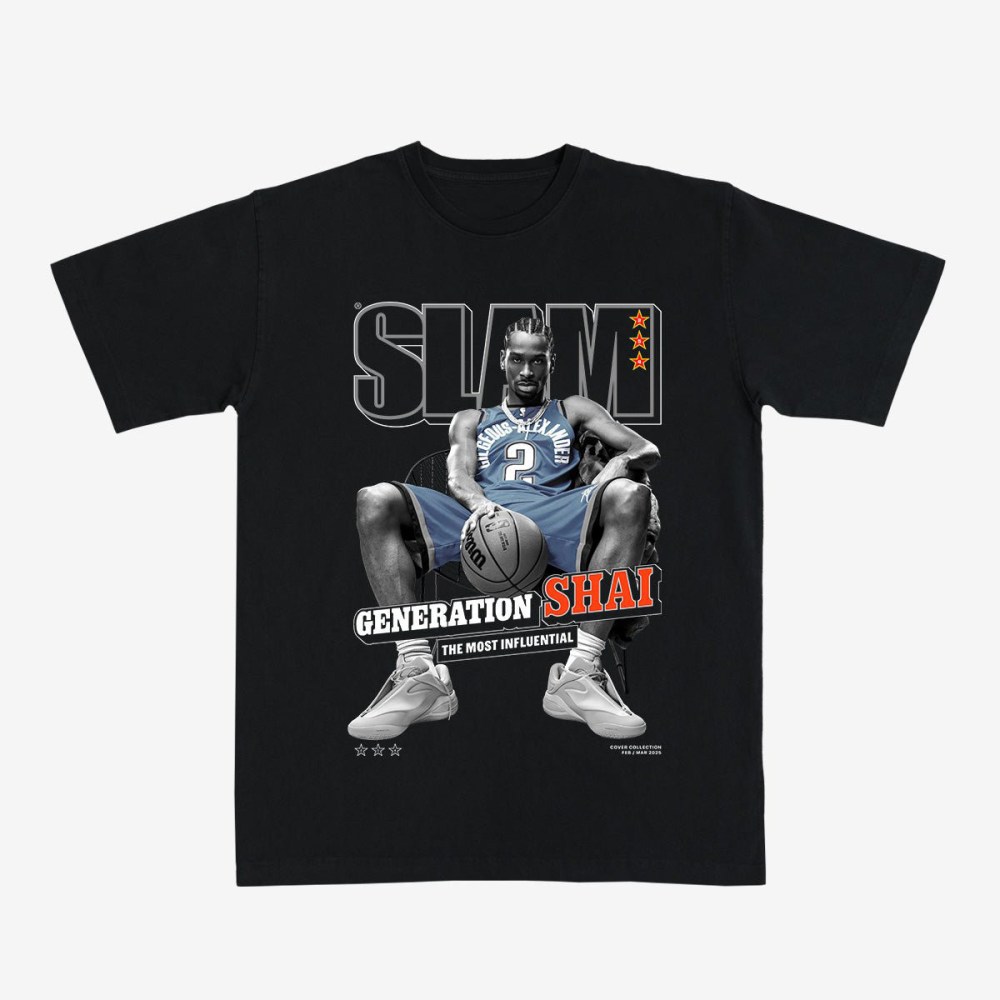 SLAM Cover Shai Gilgeous Alexander T-Shirt Basketball Lover Tee Best Present For Friends