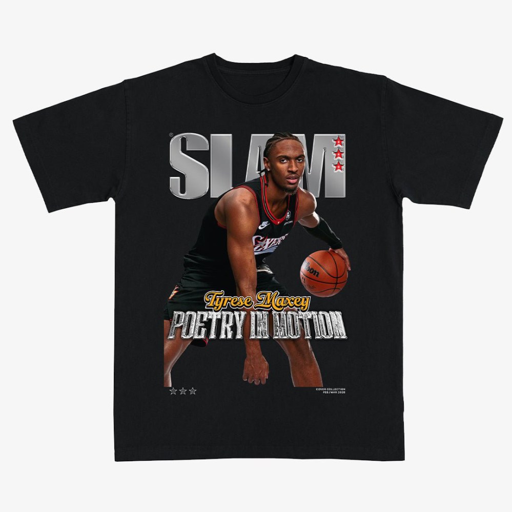 SLAM Cover Tyrese Maxey Basketball T-Shirt Basketball Clothes Gift For Best Friends