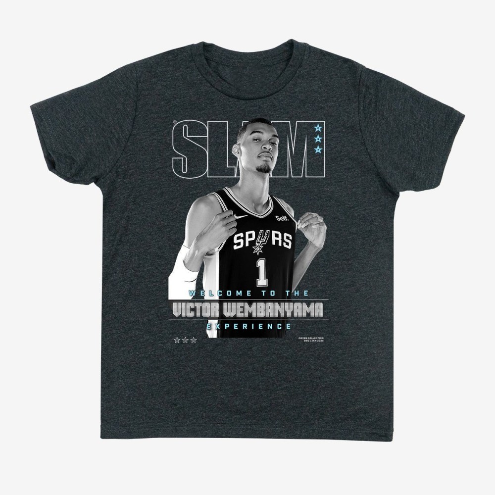 SLAM Cover Victor Wembanyama Basketball T-Shirt Game Day Clothes Basketball Lover Gifts