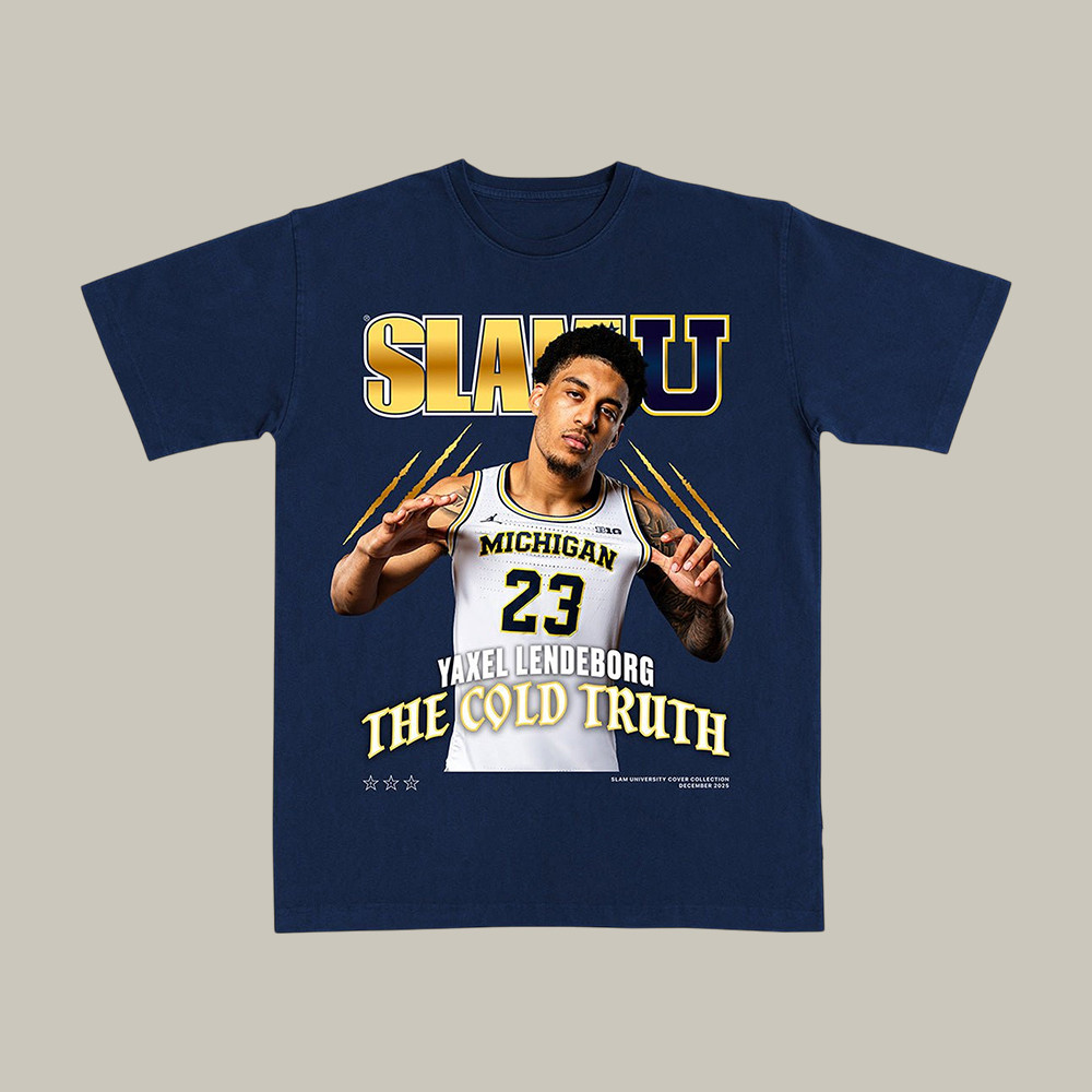 SLAM Cover Yaxel Lendeborg T-Shirt 2026 Basketball Final Four Clothes Gift For Men