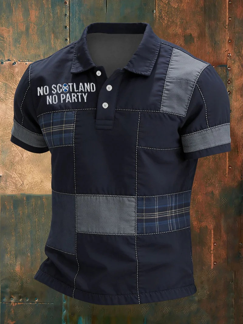 Scotland FIFA World Cup 2026 Polo Shirt Scottish Slogan Fan Gear Soccer Lover Gift For Men