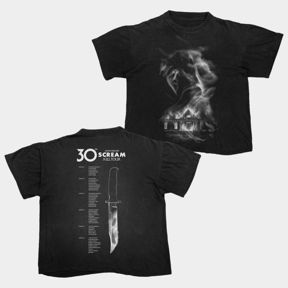 Scream 7 Kill Tour Shirt Scream 30Th Anniversary Merch Horror Movie Fans Gift For Friends