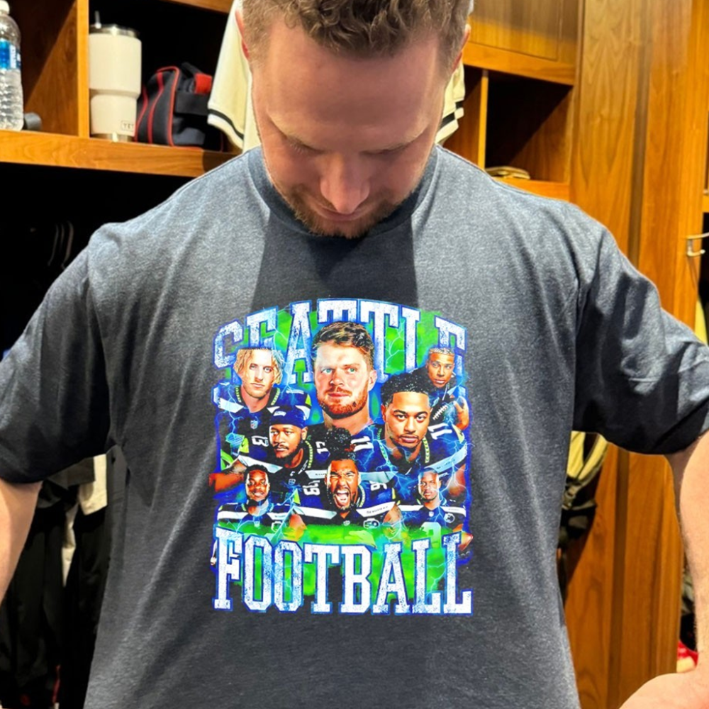Seattle Football All Team Vintage Shirt Seahawks Merch Best Gifts For Football Fans