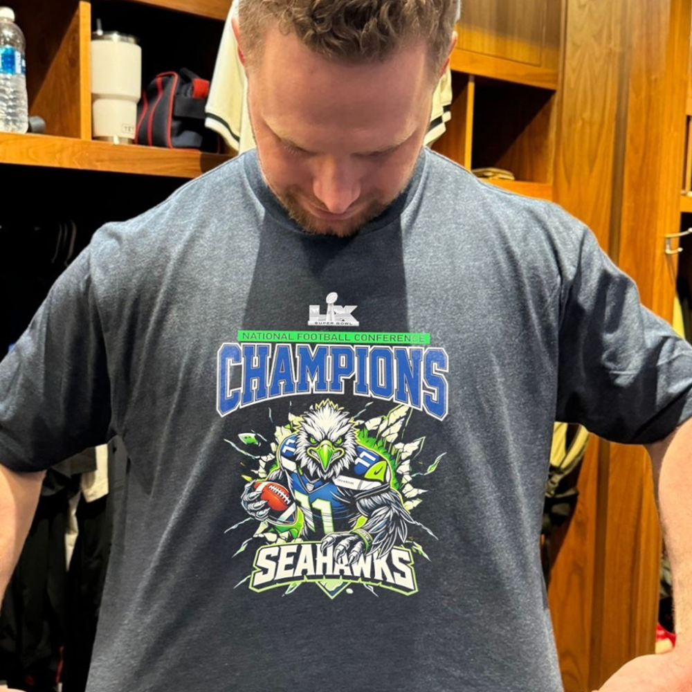Seattle National Football Conference Champions Shirt Seahawks Super Bowl Merch