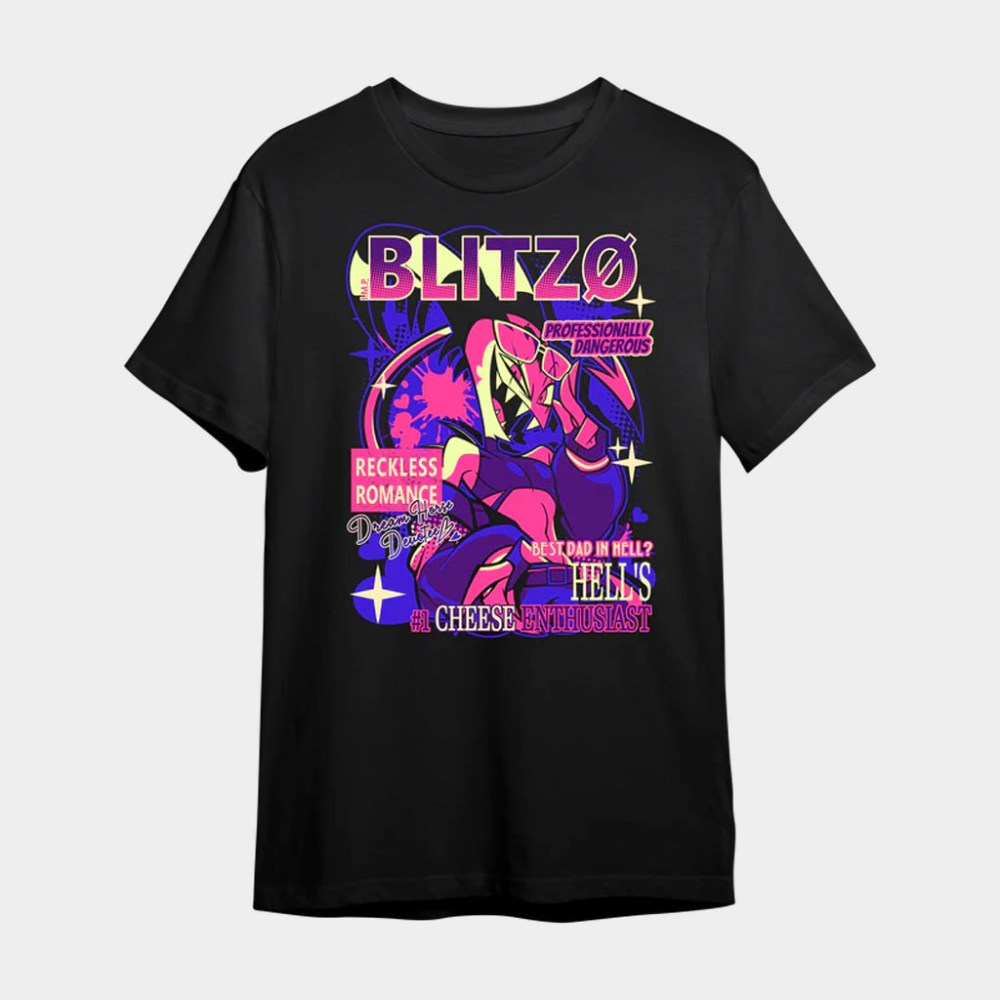 Shark Robot Merch Blitzo From Helluva Boss With Love T-Shirt Birthday Present For Daughter
