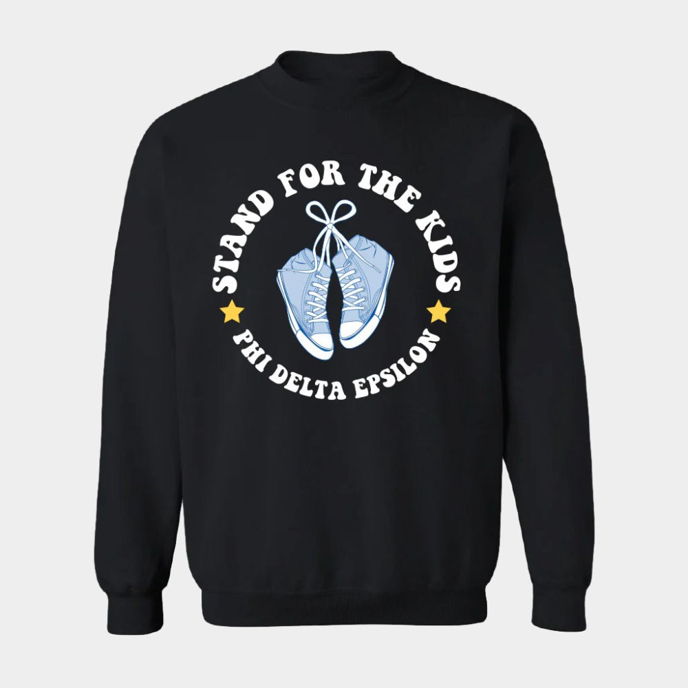 Shop PhiDE Merch Children's Miracle Network Sneakers Crewneck Sweatshirt Birthday Gift For BFF