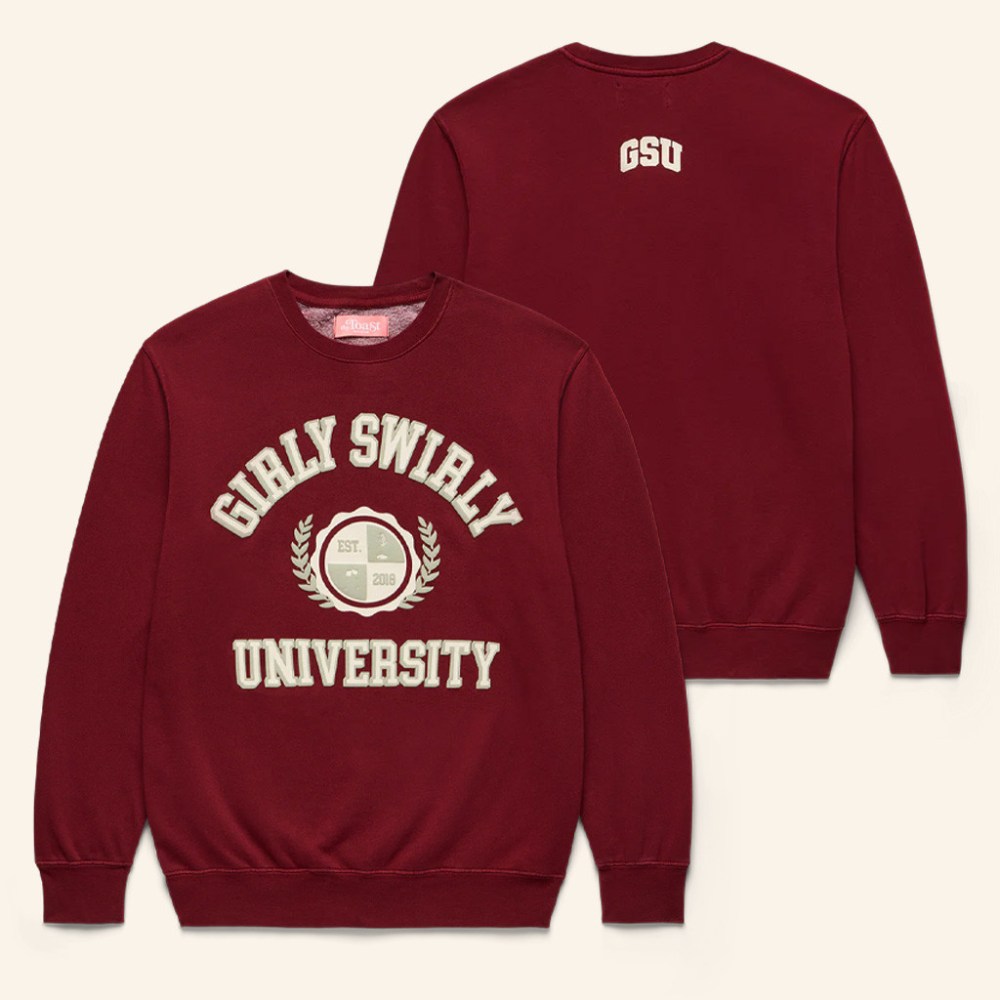 Shop Toast Merch GSU Crewneck Sweatshirt Christmas Gifts For Sister