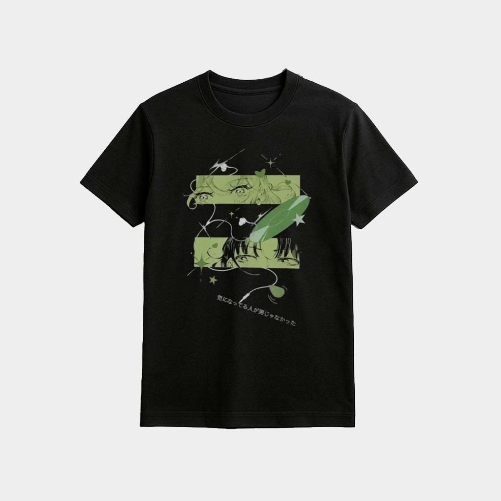 Shoujo Manga Green Yuri Shirt Gifts For Girlfriend Anime Lovers