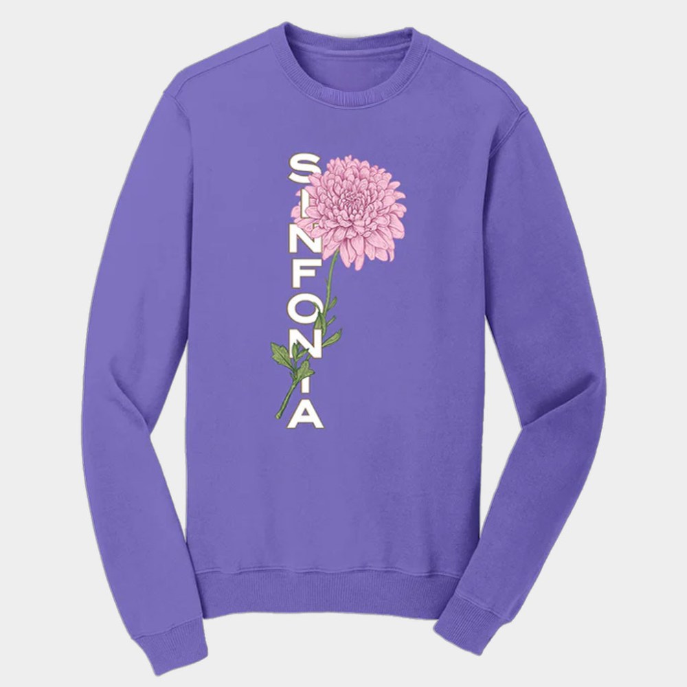 Sinfonia Merch Chrysanthemum Crewneck Sinfonia Sweatshirt Birthday Gift For Wife