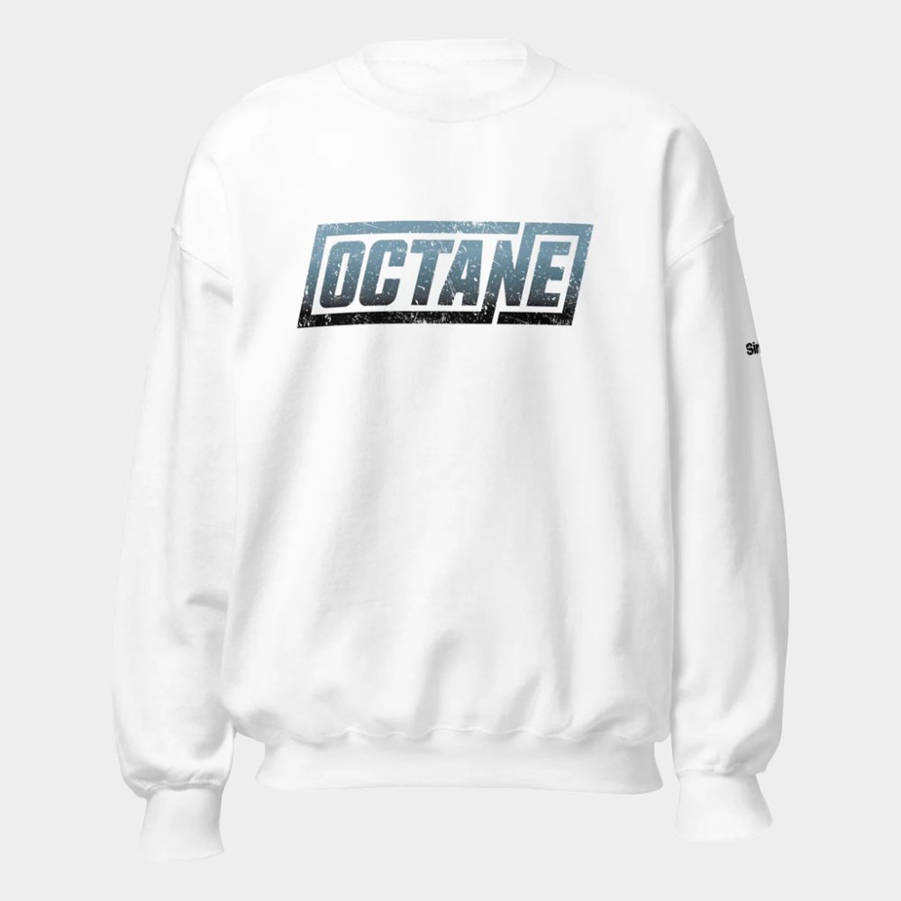SiriusXM Octane Merch Octane Sweatshirt White SiriusXM Merch Birthday Gift For Friends