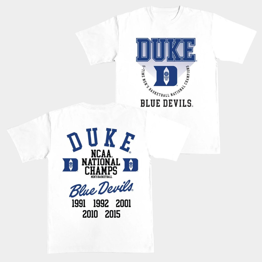 Slamgoods Merch Duke National Champs T-Shirt Blue Devils Shirt Gifts For Brother
